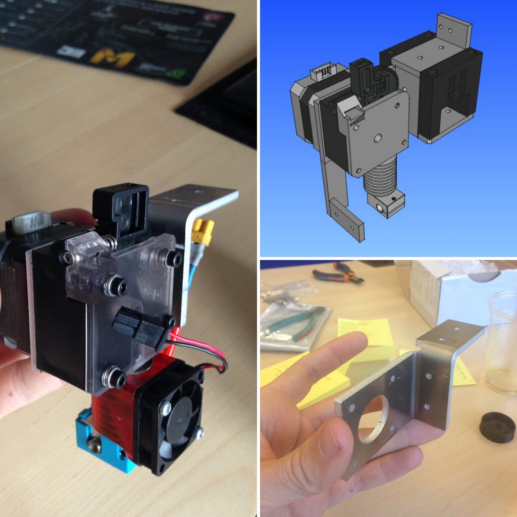 Prototipado de un extrusor de impresora 3D