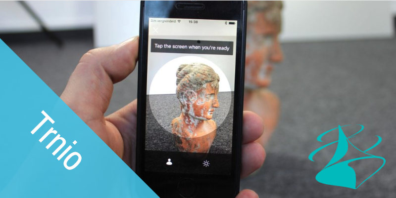 Trnio app de fotogrametría