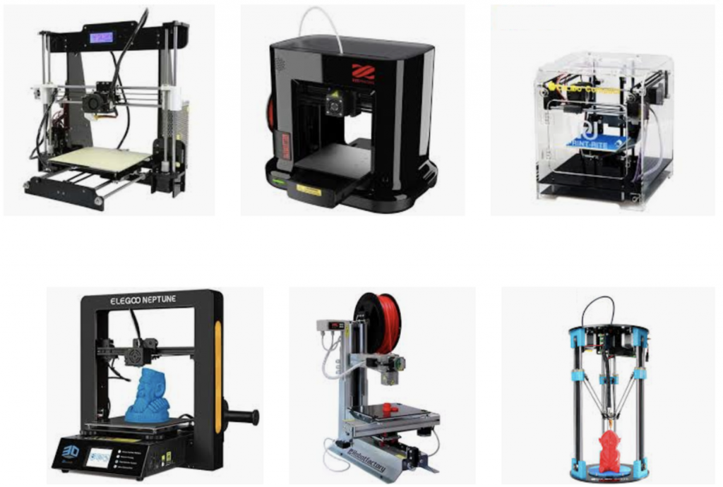 Tipos de impresoras 3D FDM Delta, Cartesiana, Polar