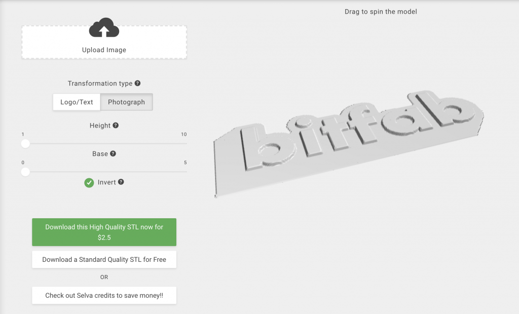 Download How To Convert A 2d Image To 3d For Printing In 3d Bitfab