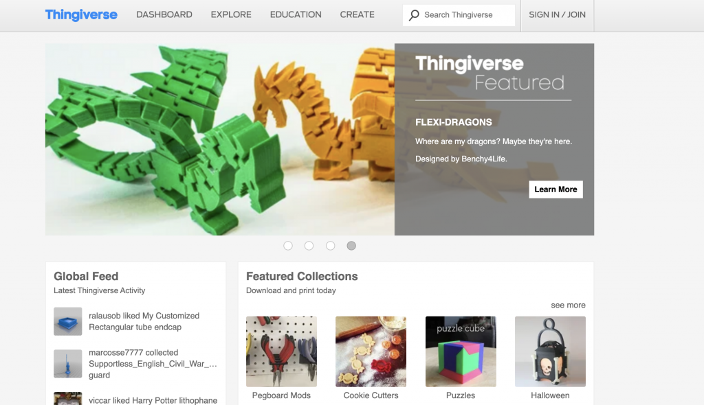 Thingiverse 3d Printing Models For Free