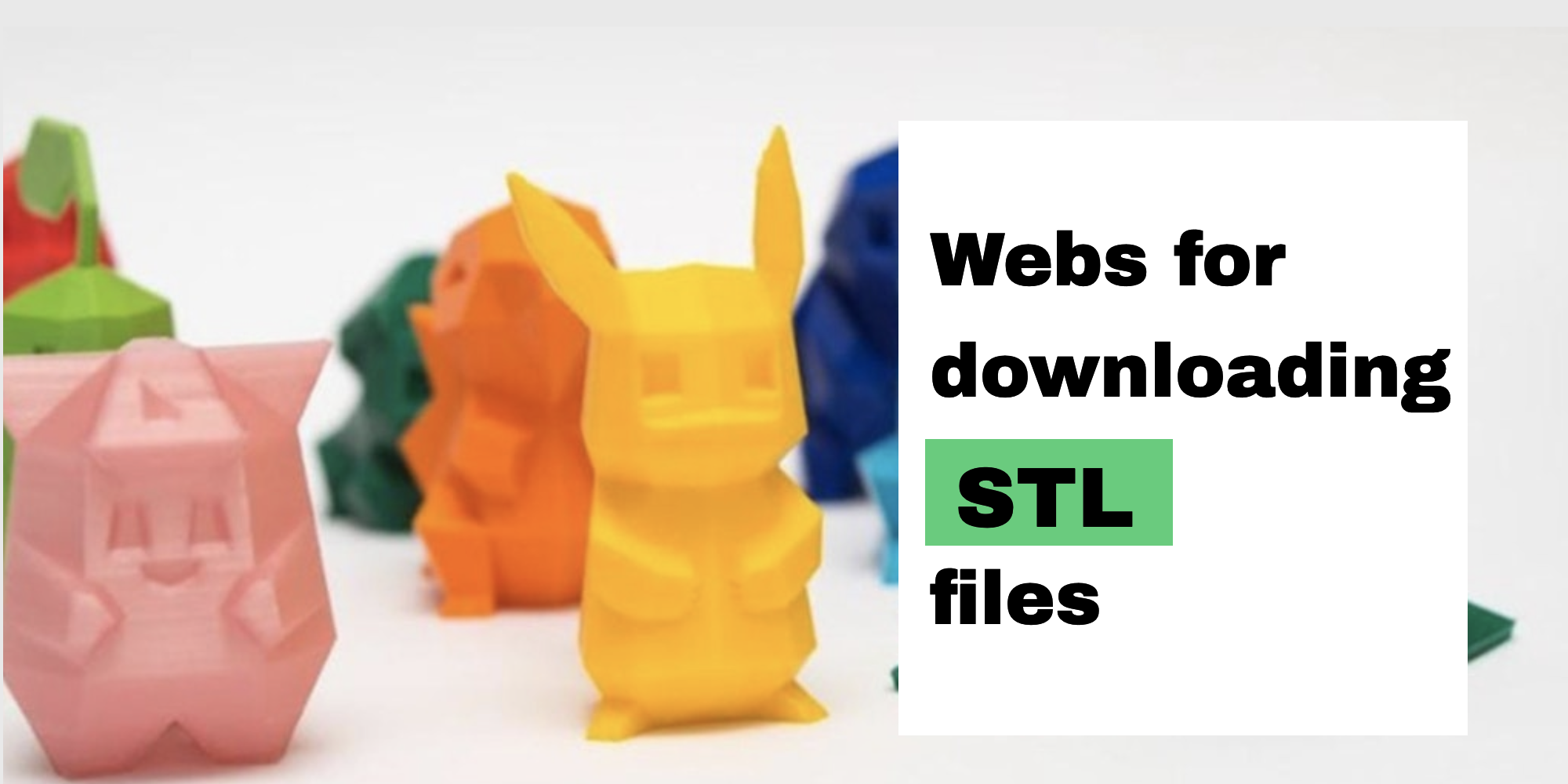 Webs for downloading STL files
