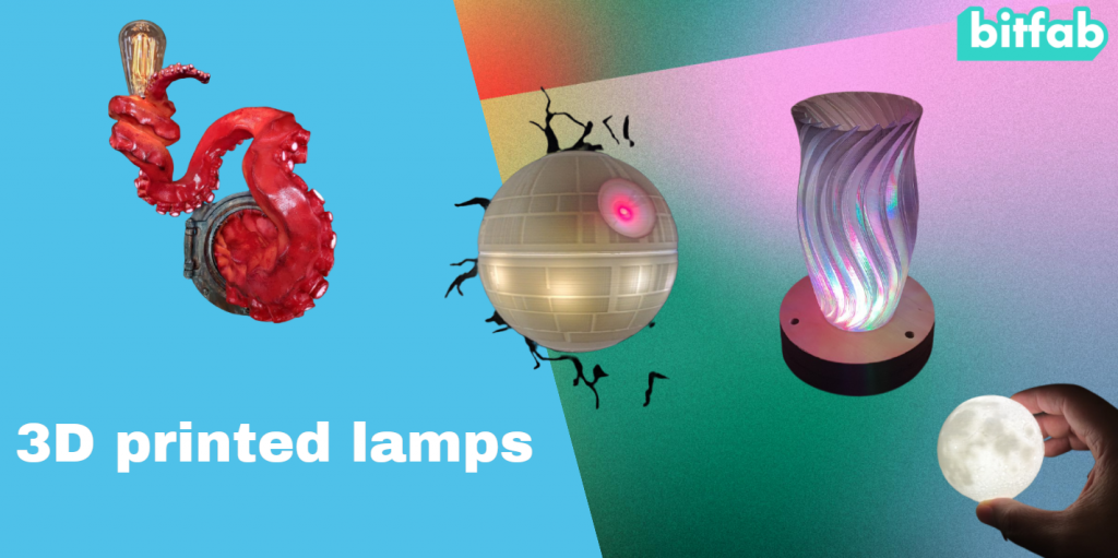 3D Printed Lamps Ideas, inspiration and tricks to create and print